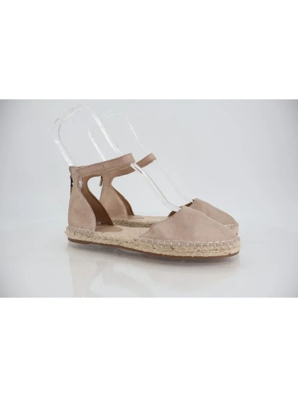 Eileen Fisher Womens Lala Espadrille Flat Size 6 Copper Gold Metallic Leather